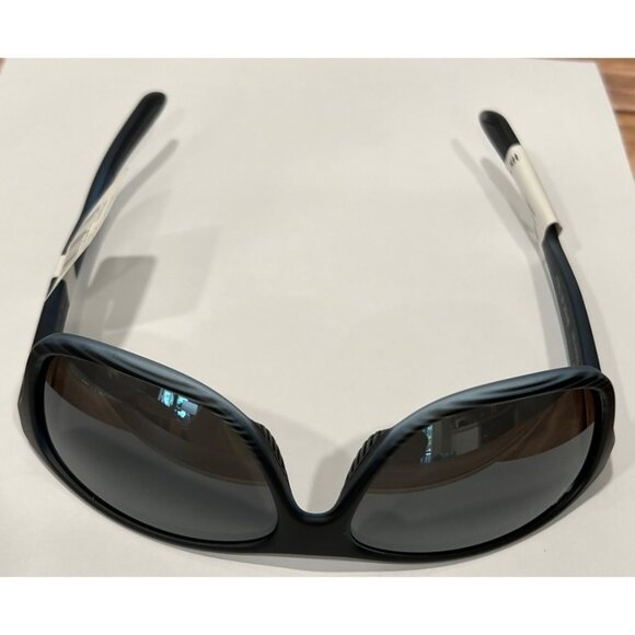 Maui Jim Kaiwi Channel Grey Black Stripe Sunglasses 840-11D Made in Italy - Picture 8 of 9